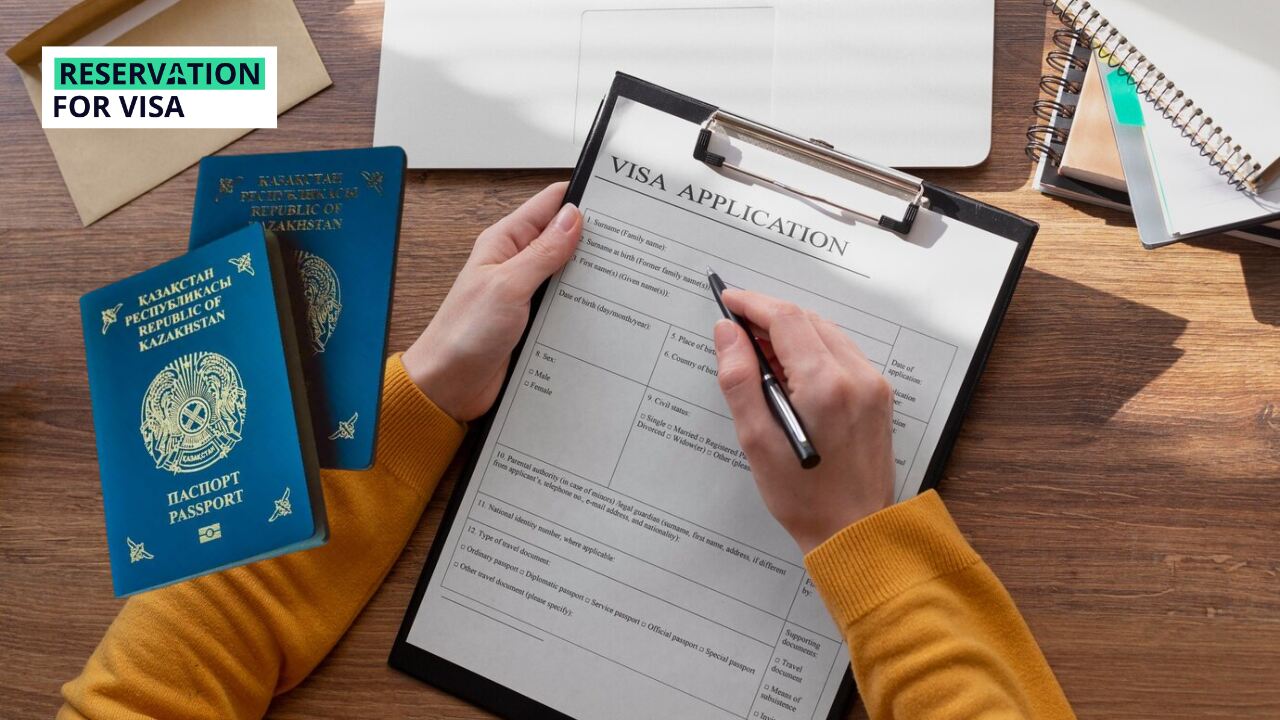 Visa application form