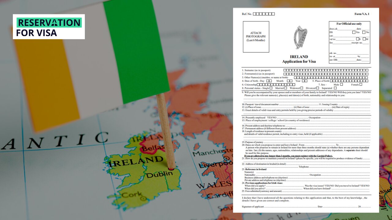 Visa application form online